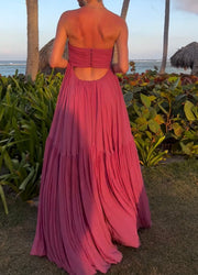 Sexy Tube Top Slimming Waist Dress