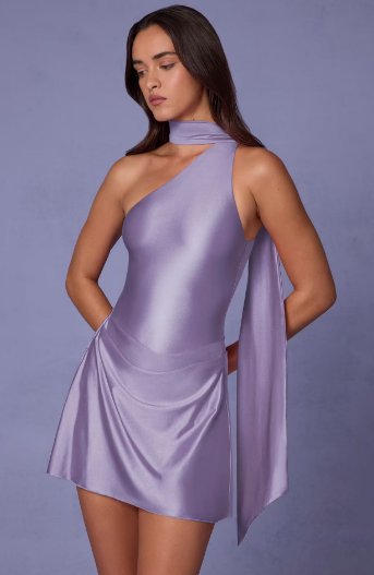 Sexy Halter Silky Hip Skirt