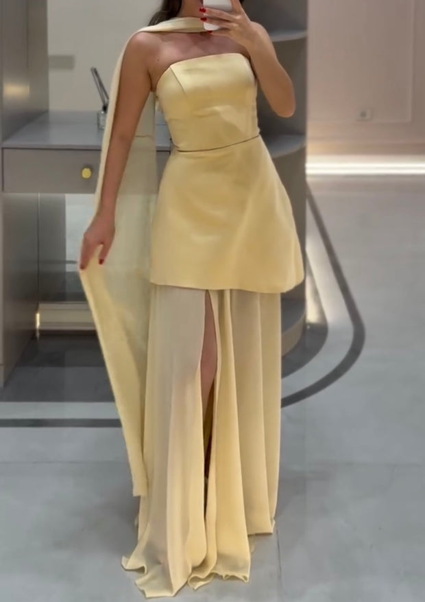 Elegant Mesh Stitching Dress