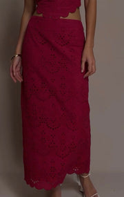 Sexy Backless Embroidery Hollow-out Halter Dress