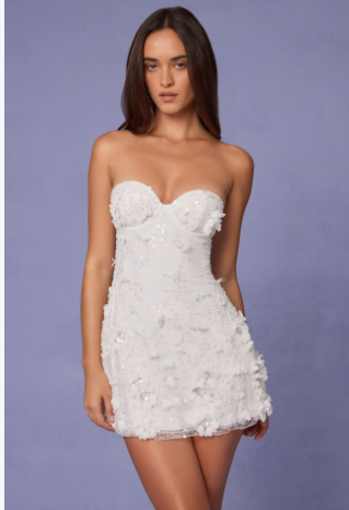 Sexy Sheath Flower Dress