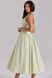 Sexy Halter Stitching Solid Color Dress