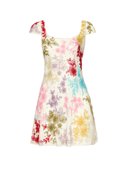Sexy See-through Printed Fashion Dress
