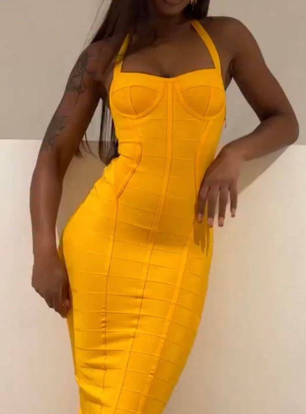 Elegant Chest-Wrapped Waist-Wrapped Hip-Wrapped Dress