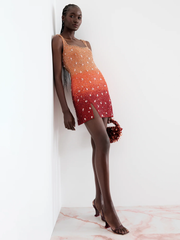 Fashion Personality Gradient Bead Skirt