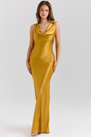 Sexy Halter Sheath Solid Color Dress