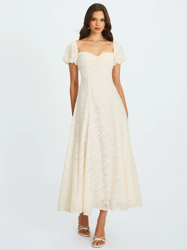 Sexy Lace Temperament off-Neck Lace-up Dress