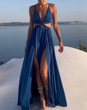 Temperament Camisole Hollow Backless Dress