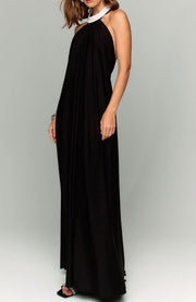 Elegant Casual Halter Backless Dress