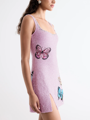 Fashion Personality Butterfly Diamond Vest Dress