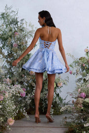 The Savannah Dress in Chambray Blue Baroque