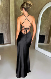 Satin Maxi Dress