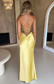Satin Maxi Dress