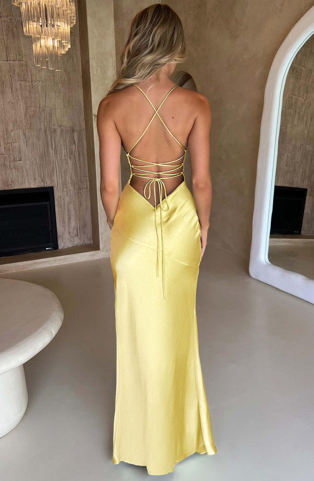 Satin Maxi Dress