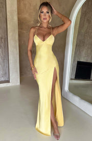 Satin Maxi Dress