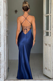 Satin Maxi Dress