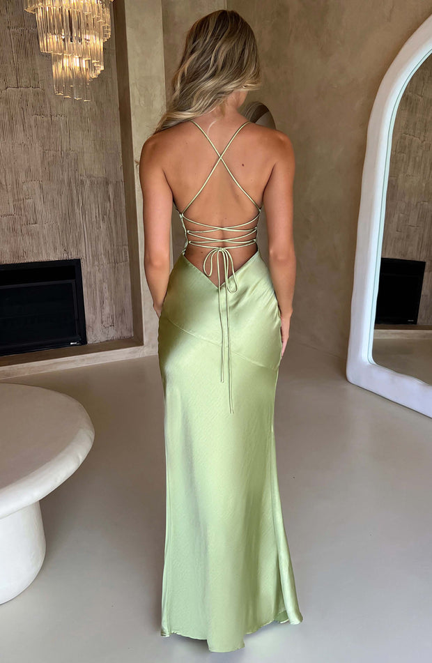 Satin Maxi Dress