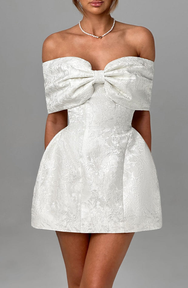 Raquel Mini Dress - Ivory
