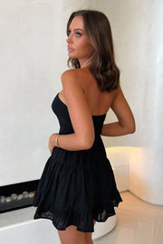 Ruby Strapless Mini Dress - Black